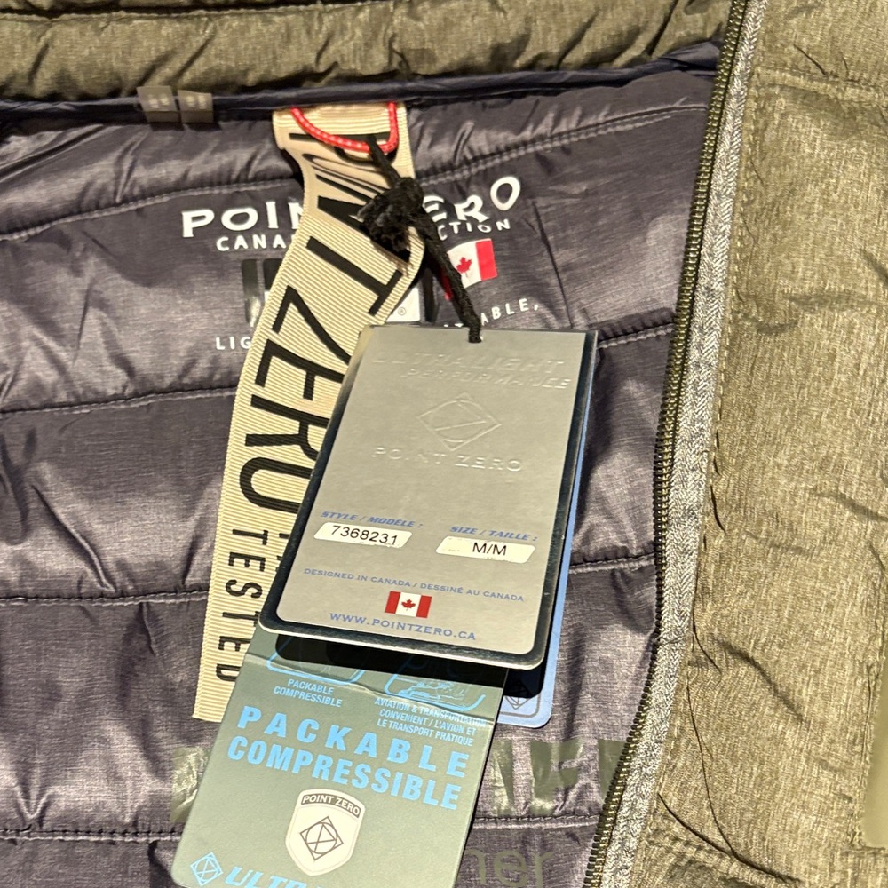 Point Zero Olive Puffer Jacket - Picture 2 of 7
